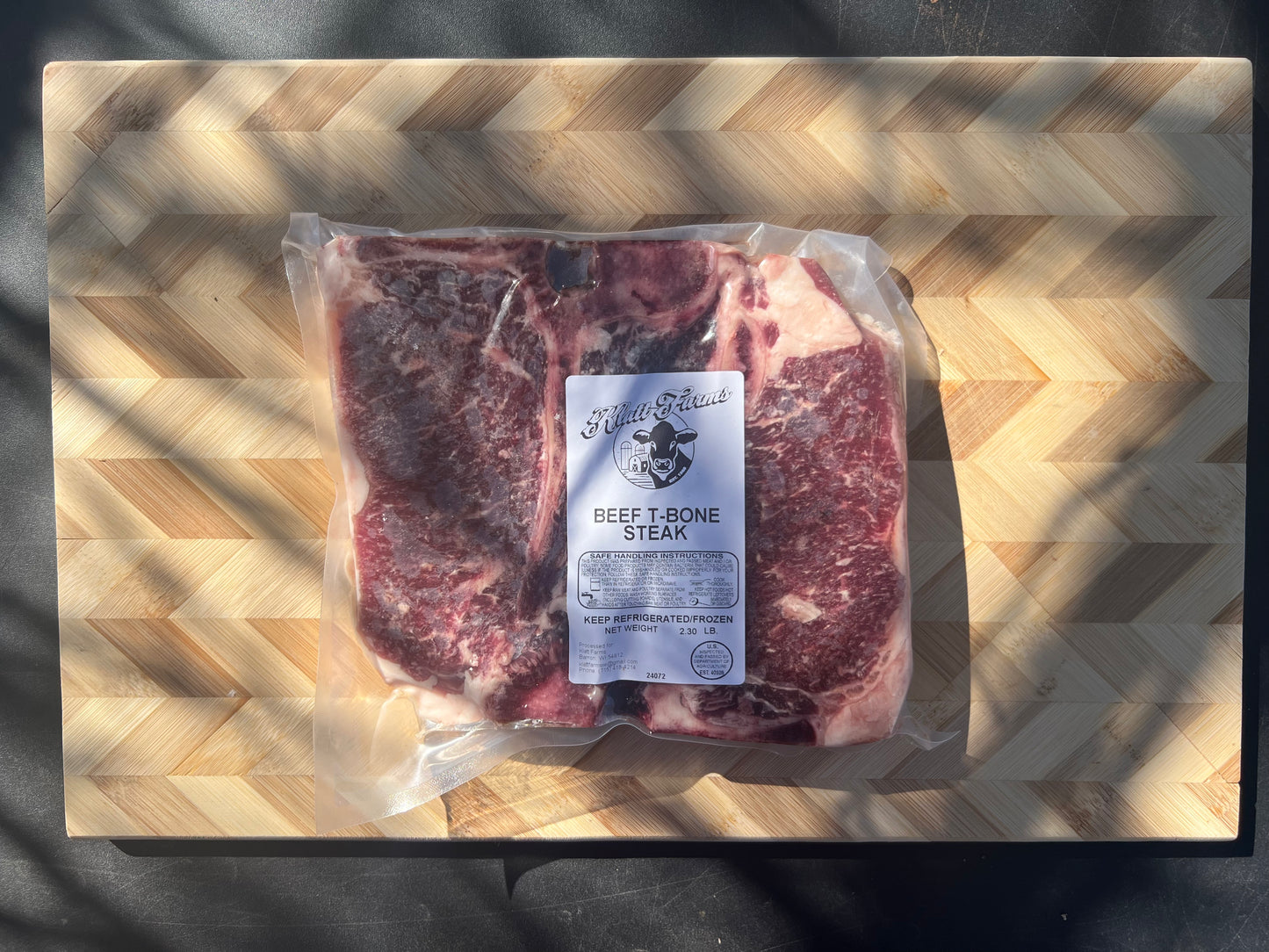 T-Bone Steak ($13.99/lb)